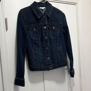 Style & Co. Dark Blue Jean Jacket